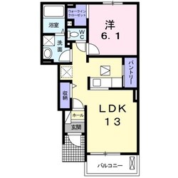 クラール　モーデの物件間取画像